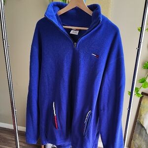 Vintage Tommy Hilfiger Royal Blue Zip-Up Sweater